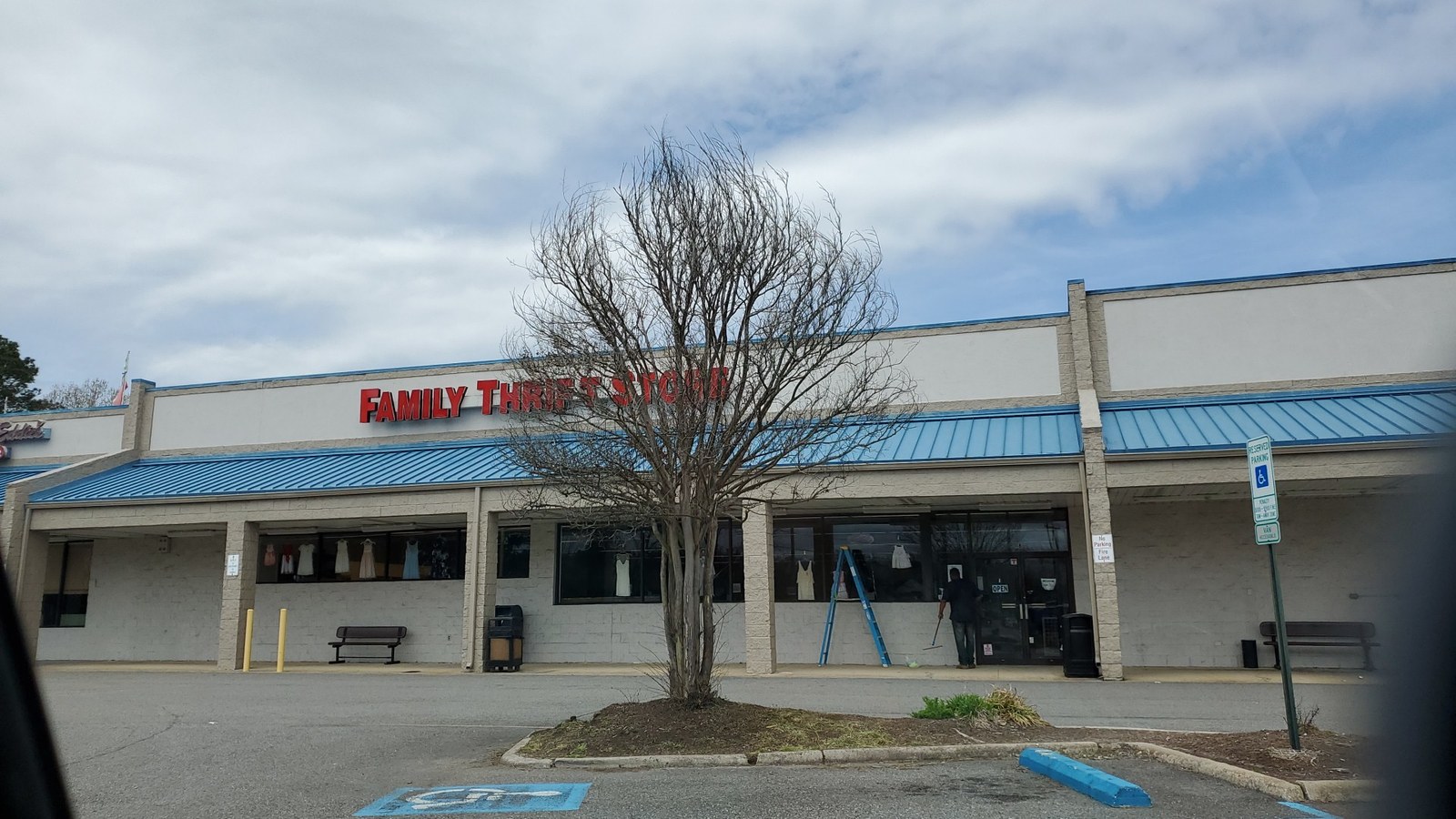 Secondhand merchandise at Family Thrift Store in Chesapeake, Virginia