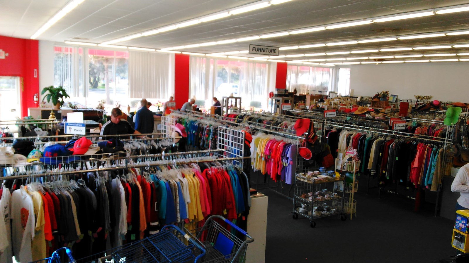 Secondhand merchandise at Salvation Army NMB Family Store in North Myrtle Beach, South Carolina