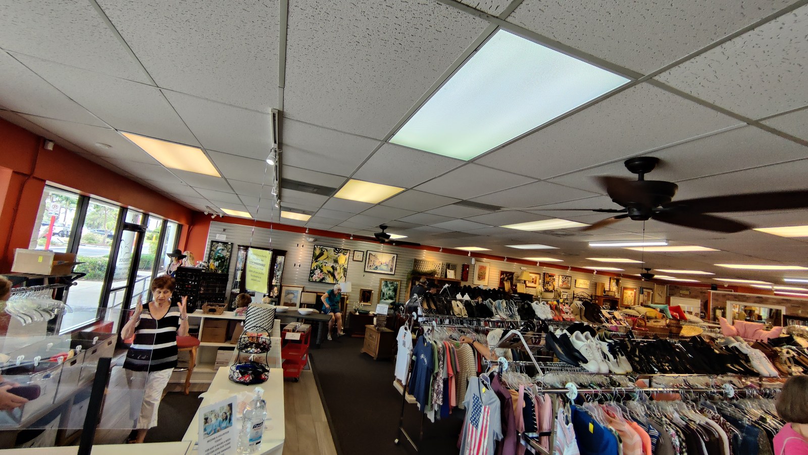 Secondhand merchandise at Hospice of Marion County Thrift Store - Paddock Park Shops in Ocala, Florida