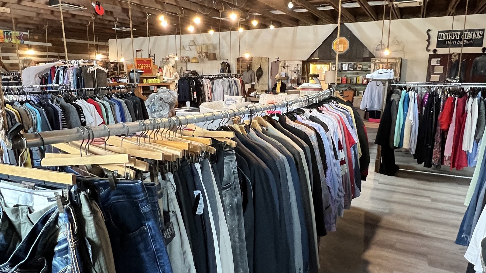 Secondhand merchandise at Graffiti & Silk by Mobile Hope in Purcellville, Virginia