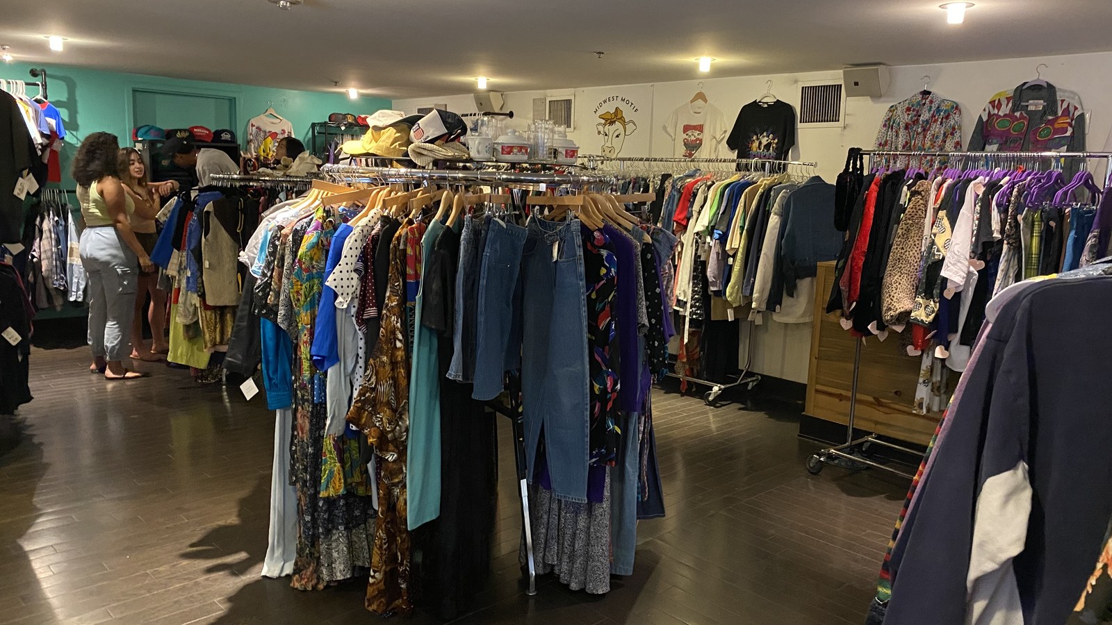 Secondhand merchandise at Garage Sale Vintage in Denver, Colorado